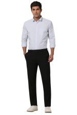 Peter England Men's Cotton Modern Workwear Full Sleeve Shirt | Comfort Stretch | Elevated Basics - Image 5