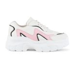 Vendoz Women Premium White Casual Shoes Sneakers - Image 3