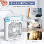 Drumstone 【15 Years Warranty Transform your environment with the White Portable Air Conditioner Fan. Perfect forr offices, and kitchens, this USB-powered mini AC a desk fan and mini cooler_Multicolor - Image 8