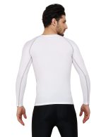 NEVER LOSE Men's Compression Ultima T-Shirt Top Skin Tights Fit Lycra Inner Wear Full Sleeve for Gym Cricket Football Badminton Sports Combo (Pack of 2) - Image 4