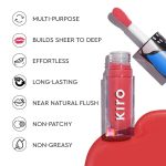Kiro Afterglow Lip & Cheek Tint - Fuchsia Blaze, 5g | Hydrating, Buildable, Lightweight | Infused with Hyaluronic Acid, Crambe Seed Oil & Rosehip Oil | Natural Flush, Non-Patchy Finish - Image 9
