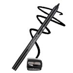 COLORESSENCE HD Kohl Pencil Eye Definer Waterproof Lightweight Charcoal Long Lasting Smudge proof Kajal with Free Sharpener - Black