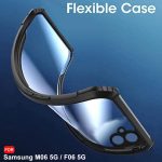 TheGiftKart Shockproof Crystal Clear Back Cover Case for Samsung Galaxy M06 5G / F06 5G | 360 Degree Protection | Protective Design | Transparent Case for Samsung M06 / F06 5G (PC & TPU, Black Bumper) - Image 8