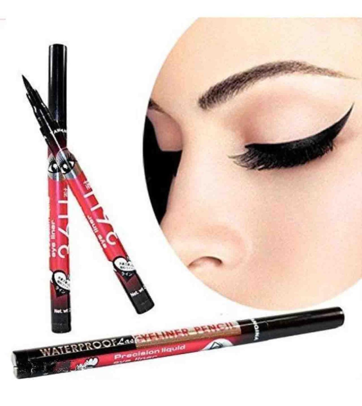 Heeva Creation 36 H Long Lasting Waterproof Liquid Black Eyeliner.(Pack Of 2).Colour-Black. - Image 5