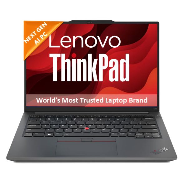 Lenovo ThinkPad E14 Intel Core Ultra 5 125U 14” WUXGA IPS 300 Nits Thin and Light Laptop (16GB RAM/512GB SSD/Windows 11 Pro/Backlit/Fingerprint/Black/ 3Y Premier Support/1.42 kg), 21M7S02W00
