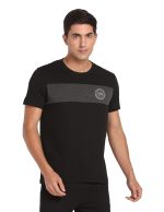 U.S. Polo Assn. Men Crew Neck Colour Block I681 Lounge Regular Fit T-Shirt - Pack of 1
