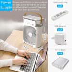Drumstone 【15 Years Warranty Transform your environment with the White Portable Air Conditioner Fan. Perfect forr offices, and kitchens, this USB-powered mini AC a desk fan and mini cooler_Multicolor - Image 5