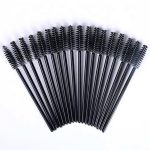 50Pcs Disposable Eyelash Brushes, Mascara Wands, Eye Lash Brush, Spoolies for Eyelash Extensions, Spoolie Eyebrow Eyeshadow Brow Makeup Supplies Kit Cleansing Glitter Applicator Tool