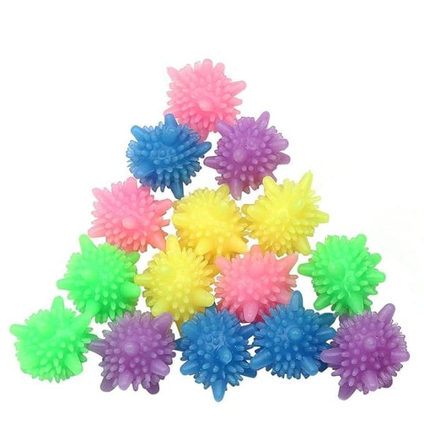 SNAPPYSPEED Corona Washing Matchine Ball Washer Balls,Reusable Tangle-Free Eco-Friendly Laundry Scrubbing Balls,Solid Colorful Laundry Washing Balls Enhance Your Machine Cleaning Power (15Pcs)