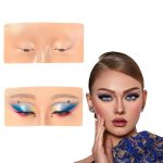 D-DIVINE Eye Make Up Practice Dummy | Make Up Practice Face Board | Make up Face Practice Skin Board | For Beginners and Make Up Artists (Pack of 1)