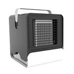 SILNOVO® Mini Portable Air Conditioner Fan USB Air Cooler Fan with LED Lights Black (68015407FEZ)