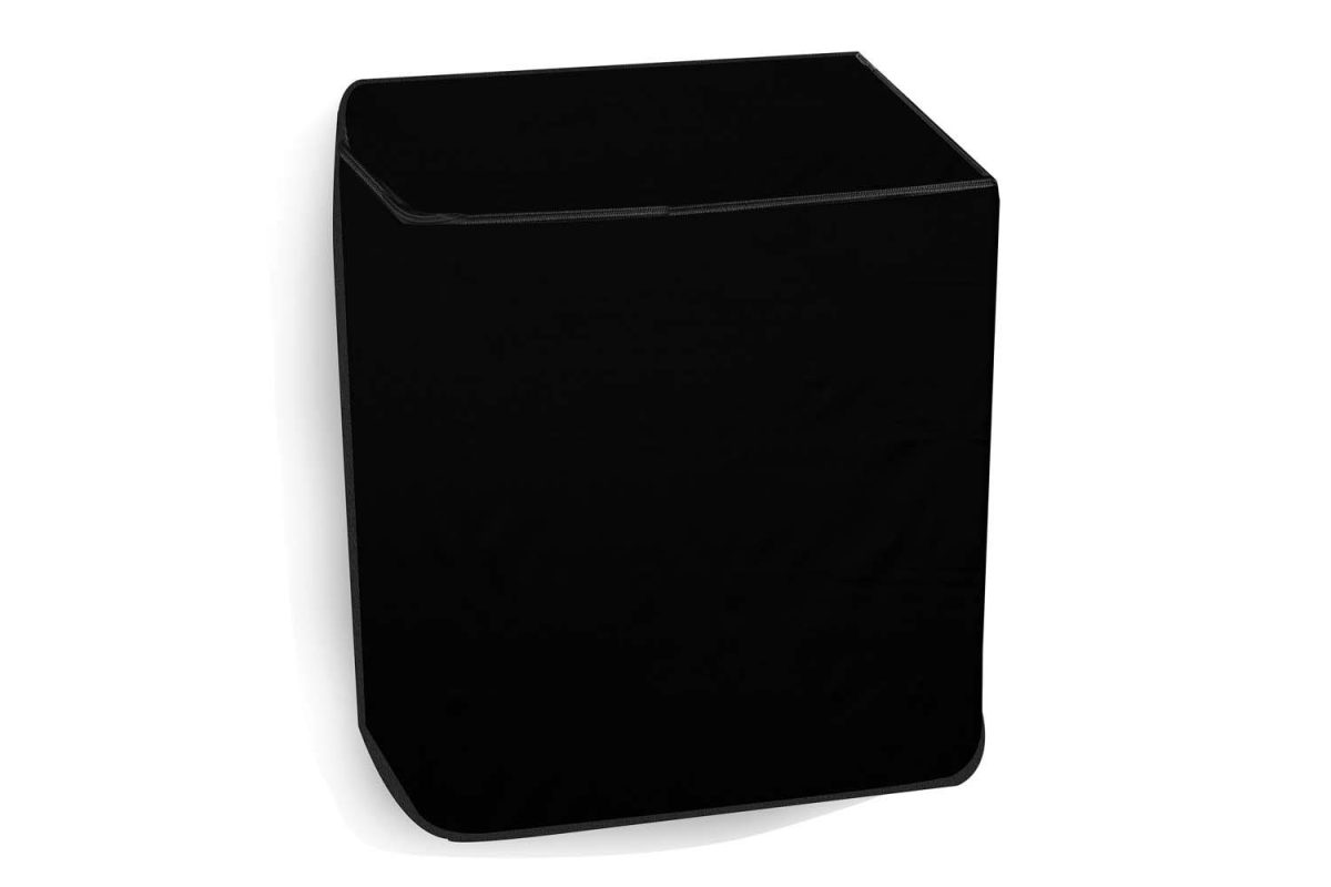 Stylista Washing Machine Cover Compatible for Whirlpool 7 kg Superb Atom 70S semi Automatic Black - Image 3
