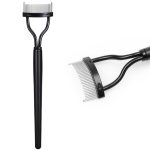 ZIBUYU® Eyelash Comb Post-Mascara Tool, Stainless Steel Teeth, Mascara Separator, Eyelash Grooming Tool, Mascara Clump Tools, Eyelash Defining Tool, Make Up Accessory