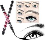 Beauty Heights 36H Precision Waterproof Liquid Pencil Eyeliner Long Lasting Water Resistant Black Shinny Liquid Eye Liner Combo Pack of 12 (Deep Black, 12 Piece's) Matte & Shimmery Finish - Image 5