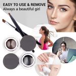 Glowhouse Eye Makeup 2 in 1 Brown + Black Gel Eyeliner Make Up Water-proof Smudge-proof Set Eye Liner Kit With Brushes - Image 3