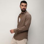 Campus Sutra Men's Cotton Regular Fit Shirt for Casual Wear | Spread Collar | Short Sleeve | Button Closure | Shirt Crafted with Comfort Fit for Casual Wear - Image 4