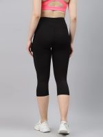 BLINKIN Women's Skinny Fit Mid Rise Polyester Blend 3/4Th Capri Tights (PZ-DSHT-OGE5) - Image 3
