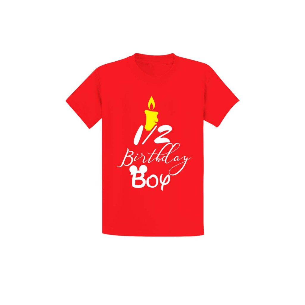 RAINBOWTEES Birthday Tshirts -Birthday Boy-Kids t-Shirts Set of 1 for Boy Kid