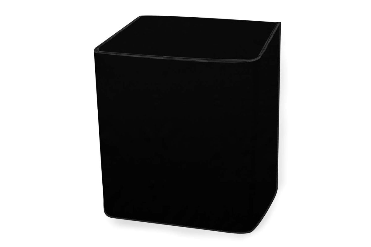 Stylista Washing Machine Cover Compatible for Whirlpool 7 kg Superb Atom 70S semi Automatic Black - Image 4