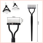 ZIBUYU® Eyelash Comb Post-Mascara Tool, Stainless Steel Teeth, Mascara Separator, Eyelash Grooming Tool, Mascara Clump Tools, Eyelash Defining Tool, Make Up Accessory - Image 3