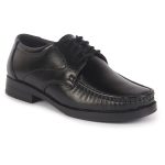 FAUSTO Men's Genuine Leather Formal Lace Up Moccasins Derby Shoes for Office|Memory Cushion Work Shoes Lace-Ups - Image 2