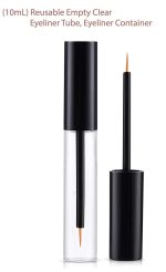 2 pcs 10ml Eyeliner Empty Bottle, eyeliner tube Empty Refillable Disposable Eyeliner Brush Applicator Eyeliner Lash - Image 3