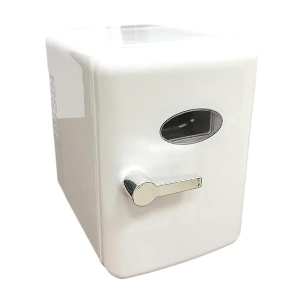 ATORSE Skincare Fridge Single Door 4L Mini Fridge for Skincare Beauty Makeup Office White