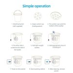 DRUMSTONE 𝐁𝐔𝐘 𝐎𝐍𝐄 𝐆𝐄𝐓 𝐎𝐍𝐄 Portable USB Mini Turbo Washing Machine | Ideal for Travel, Business Trips, Home Use | Cleans Clothes, Fruits| Compact, Lightweight - Image 5