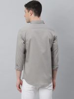Dennis Lingo Men's Cotton Solid Slim Fit Casual Shirt with Pocket, Full Sleeve Shirt for Formal & Casual Wear - Image 6