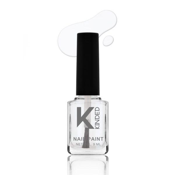 KINDED Nail Paint Long Lasting Lacquer Quick Drying Nail Polish Enamel for Girls Women With One Coat Single Stroke Application (9 ml, Glossy Finish, Shade 28 Old School Top & Base Coat)
