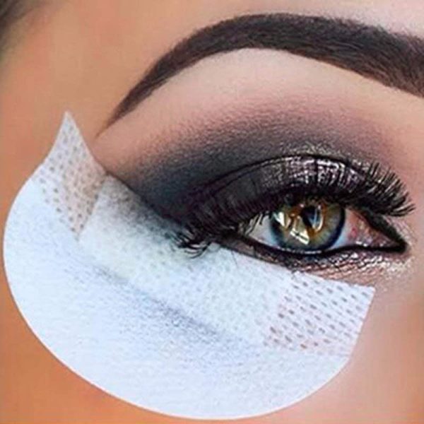 Aishu Eyeshadow Shields Under Eye Patches Disposable, Prevent Eyelash Extensions Pads and Eye Tips Sticker Wraps Make Up Tools 20pcs