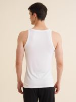 DAMENSCH Men Bamboo Spandex Regular Fit Neo-Skin Square Neck Vest, Anti-Bacterial, Thermoregulating Vest, Shape Retaining Banyan, Soft and Sustainable Inner Baniyan - Image 3