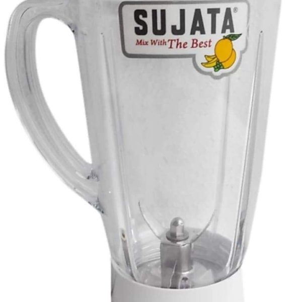 Sujata Blender Plastic Jar, 1750 ml, (White) (White_1)