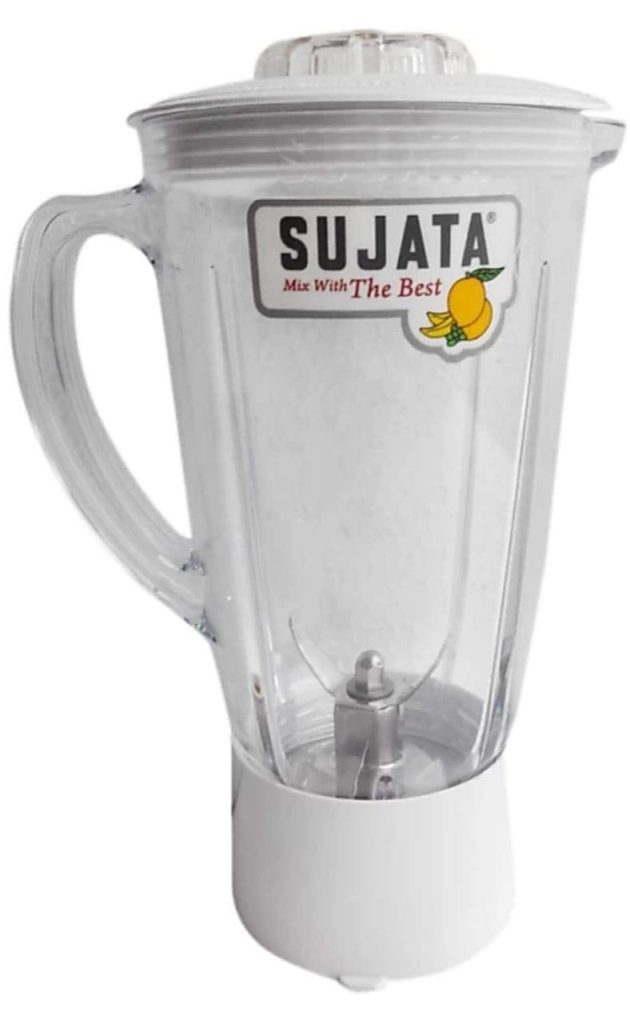 Sujata Blender Plastic Jar, 1750 ml, (White) (White_1)