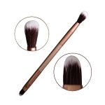 TWIREY Double Ended Makeup Brush Pen Blending Powder Foundation Eyeshadow | 2 Ways Double Ended Metal Handle Brush Eyeshadow Eyebrow Eye Shadow Eye Liner Eyes Makeup Brush - Image 2