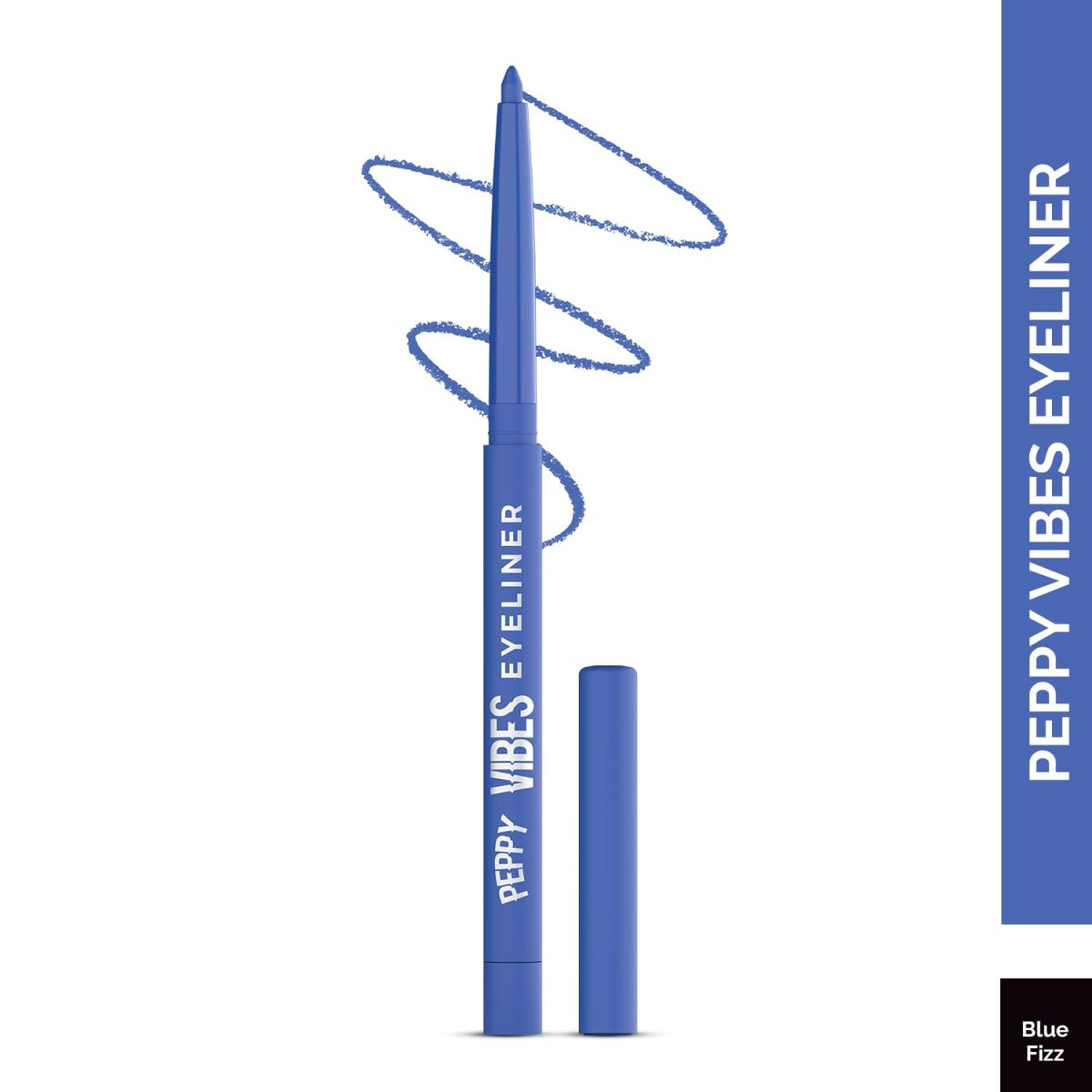 Glam21 Peppy Vibes Eyeliner |Matte Finish Stays up to 10 Hours |Smudge-Proof & Water-Proof |Long Lasting Eyeliner | Precision application| Blue Fizz-0.4g - Image 2