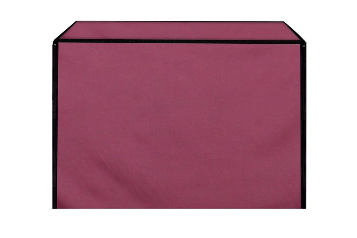 Stylista Washing Machine Cover Compatible for Samsung 8 kg WW80K5210WW Front Load Maroon - Image 7