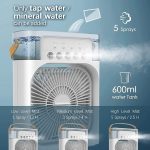 Drumstone 【15 Years Warranty Transform your environment with the White Portable Air Conditioner Fan. Perfect forr offices, and kitchens, this USB-powered mini AC a desk fan and mini cooler_Multicolor - Image 7