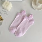 REIL RAID 7 Pairs Men & Women’s Pastel Candy Color Ankle Socks - Breathable Mesh, Heel Protection, Comfort Fit, Casual Wear Socks, Playful Sock Design, Soft Texture Socks - Image 9