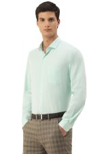 Peter England Men's Classic Textured Slim Fit Full Sleeve Shirt | Wonder Fabric | Cotton Rich | Premium Dobby - Image 2