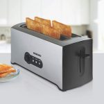 Borosil 1500W Pop-up Toaster | 4 Slice Automatic Pop up | Toasting, Reheating & Defrosting Options | Removable Bread Crumb Tray | 7 Temprature Settings | Cord Winder | 2 Years Warranty - Image 5