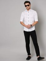 Dennis Lingo Men's Cotton Slim Fit Shirt - Image 7