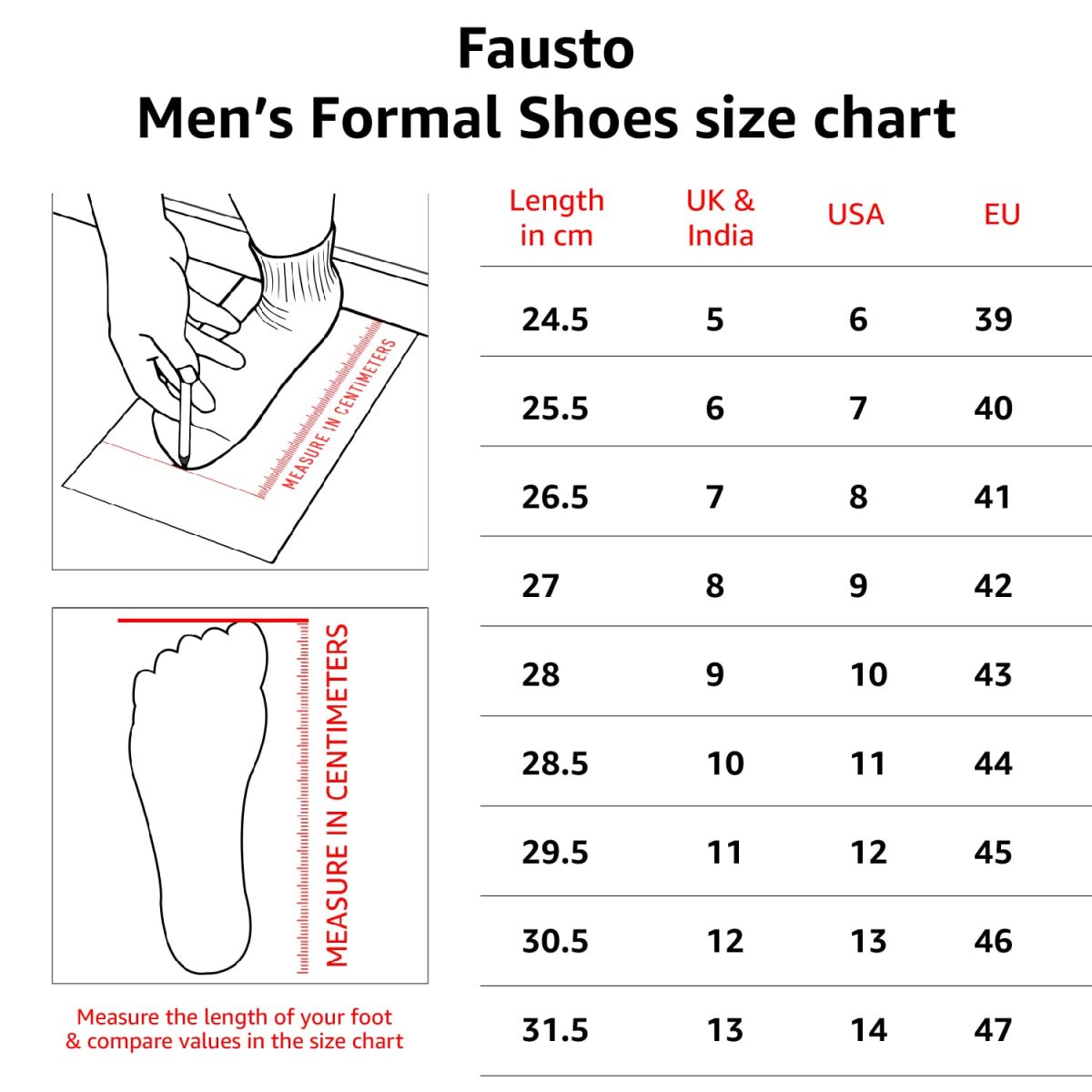 FAUSTO Men's Genuine Leather Formal Office Comfort Broad Feet Oxford Lace Up Shoes - Image 4