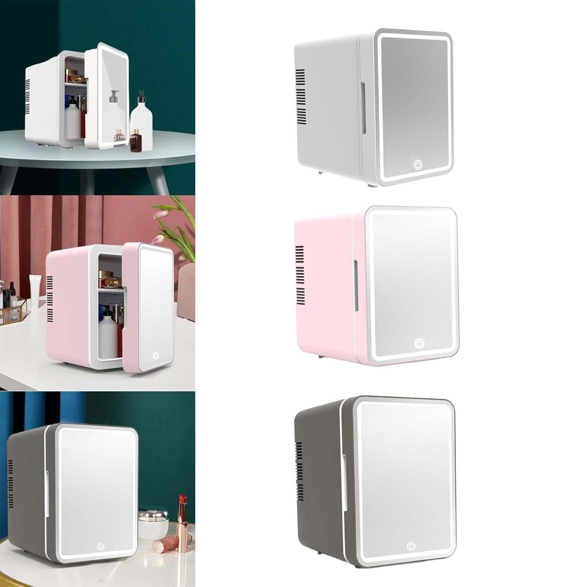 ARTISOUL® Mini Fridge 4L Multifunction Food Portable Cooling for Home Dorm Room Office White | Major Appliances | Refrigerators & Freezers | Mini Fridges - Image 2