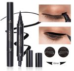 LARYNX Eyeliner Stamp Double-sided Liquid Winged Eye Liner Pen Waterproof Smudgeproof Eyeliner Pen (1 PCS, Black) - Image 7