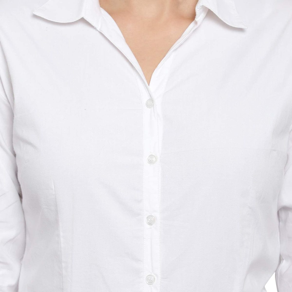Blue Ronin Women Full Sleeve Stylish Western Official Formal Shirts for Women Regular fit Shirts for Women(Black-S - Image 3