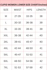 CUPID Women's Plus Size Cotton Printed Pajamas, Nightwear, Lounge Wear, Walk Wear Lowers, Regular Fit Track Pants for Ladies_M to 7XL - Image 5