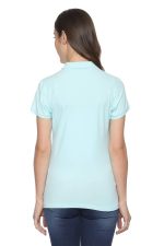 Allen Solly Women Synthetic Solid Regular Fit T-Shirt - Image 3