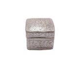 Sahiba Gems Silver Designer Meenakari Sindoor Dabbi with Lid, Pooja Items for Home, KumKum Box Spiritual Gift Item ~ Small Size