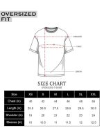 Darkbuck® Oversized Tshirt for Men and Women Drop Shoulder Loose Baggy Fit Unisex Pure Cotton T-Shirt Insomnia - Image 4